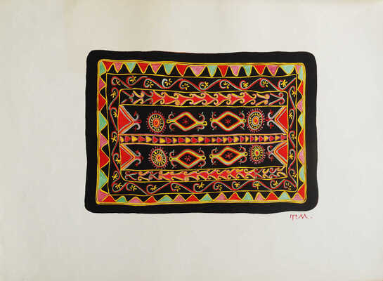 Маврина (Лебедева) Татьяна Алексеевна. Восточный ковер № 11